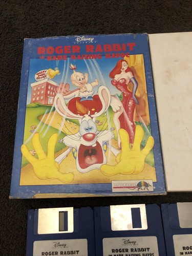 1991 Roger Rabbit Hare Raising Havoc IBM Computer Game 3.5 Floppy Disks - Picture 2 of 11