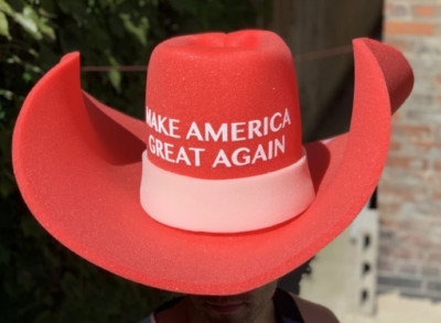 FENGMAX Mens American Flag Western Cowboy Hat