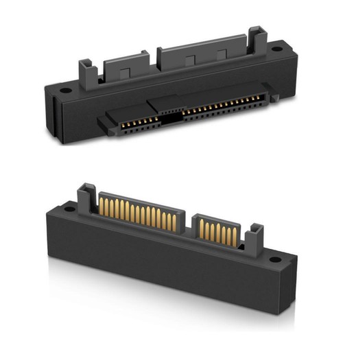 SFF-8482 SAS To SATA 22 Pin Angle Hard Disk Drive Raid Adapter Tools 2024 W9C2 - Afbeelding 10 van 13