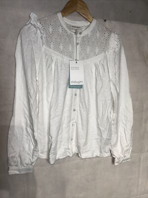 Damen Thought Baumwolltop. Neu mit Etikett Größe 6