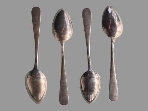 4 Kirk & Son Stieff Sterling Silver Repousse 8-3/8" Table Spoons - Picture 2 of 4