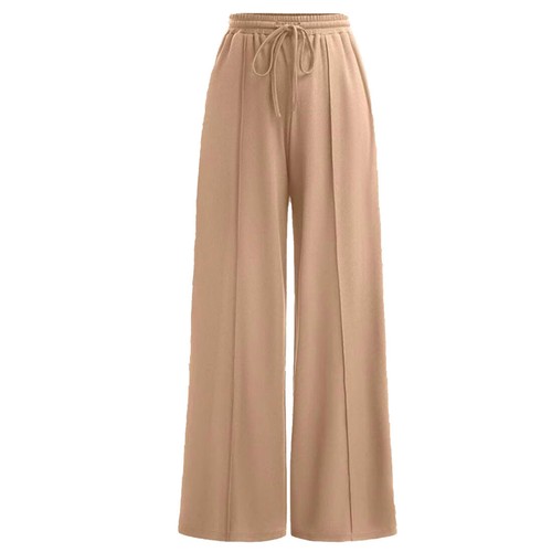 Damen Body weites Bein Hose Set Damen Zweiteiler Palazzo Co Ord Trainingsanzug - Bild 7 von 19