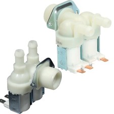 WATER INLET SOLENOID VALVE 2 WAY 90° and 180° Universal 220-240V Fits many 