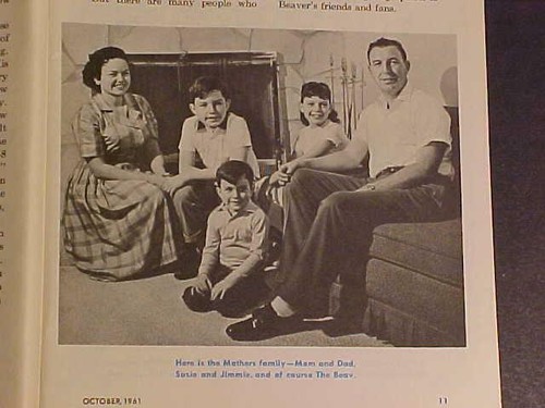 ANTIGUO RARO ARTÍCULO Y FOTO DE REVISTA LEAVER IT TO BEAVER TV SHOW ORIG 1961 - Imagen 5 de 7