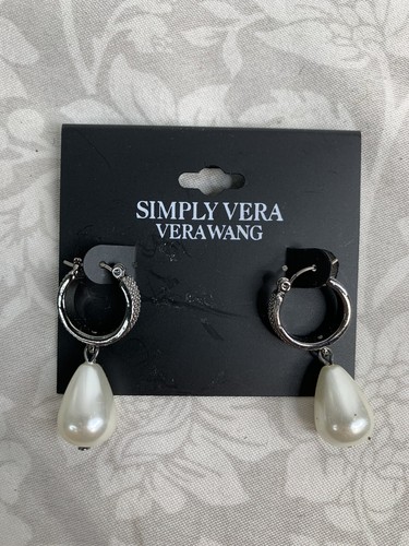 Vera Wang - Simply Vera Earrings - Pearl Rain Drops (I2) - Picture 1 of 4