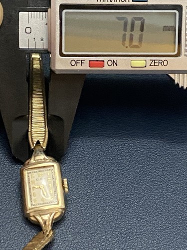 Vintage Elgin 10K Gold Filled Ladies Wrist Watch Mechanical Wind - 36783715 - Bild 20 von 21