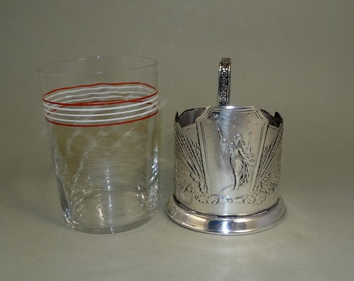 6 Vintage Russian USSR Space Era Tea Cup w/ Glasses - The First Woman In Space - Imagen 8 de 11