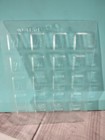 Letter A Candy Mold CK Products 90-14201 Plastic Initial Squares Chocolate 