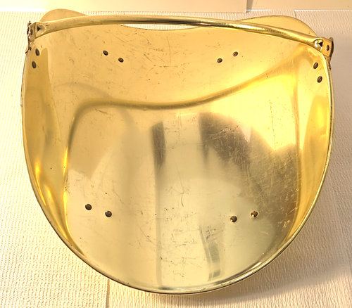 Porta legna da ardere con piedini artiglio ottone lucido vintage 19” x 14” - Foto 13 di 21