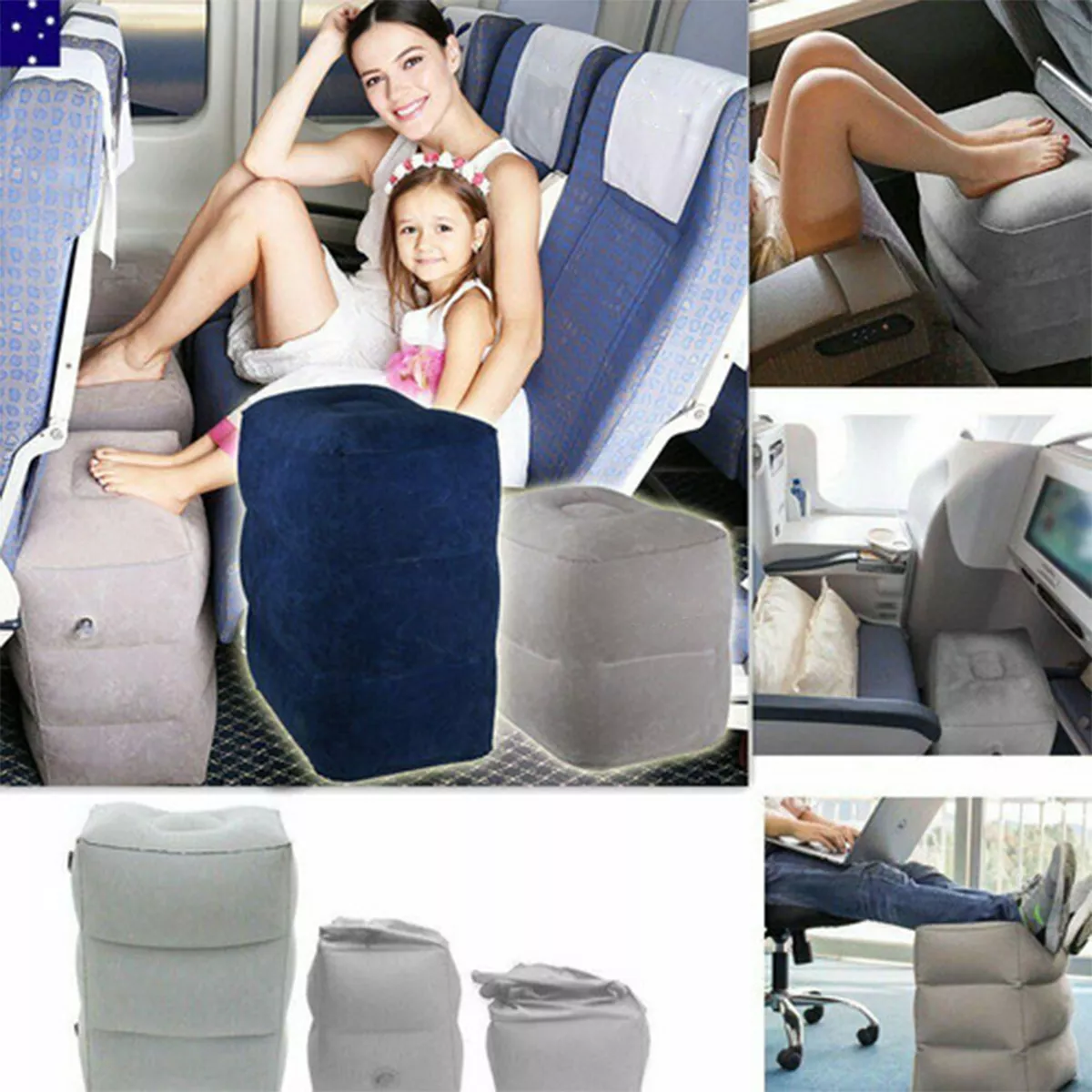 Travel Pal Self Inflatable Lumbar Pillow For Airplane, car, Chair Also  Pillow