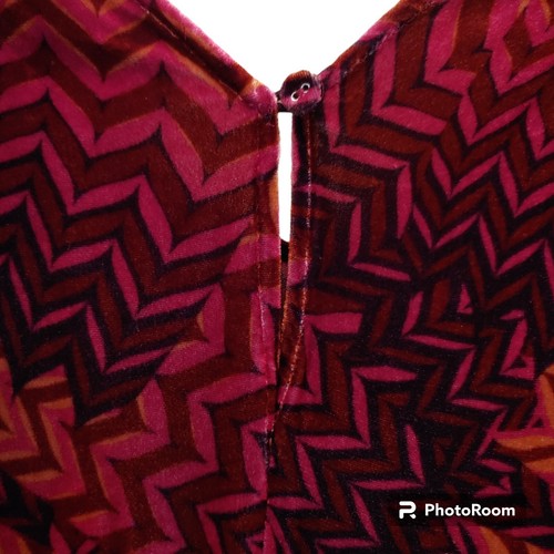 Johnny Was Belle Samt rot schwarz Damen Tank Freizeit Party Maxikleid Gr.XS neu mit Etikett - Bild 12 von 15