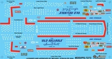 Slixx 7273 The Old Reliable Vega P/S Dave Strickler 1/25 waterslide decal