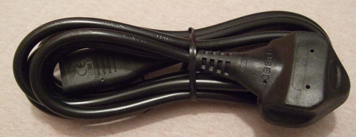 Kaltgeräte Anschlusskabel UK Stecker 1,8m schwarz Leoni N 19818 - Bild 1 von 3