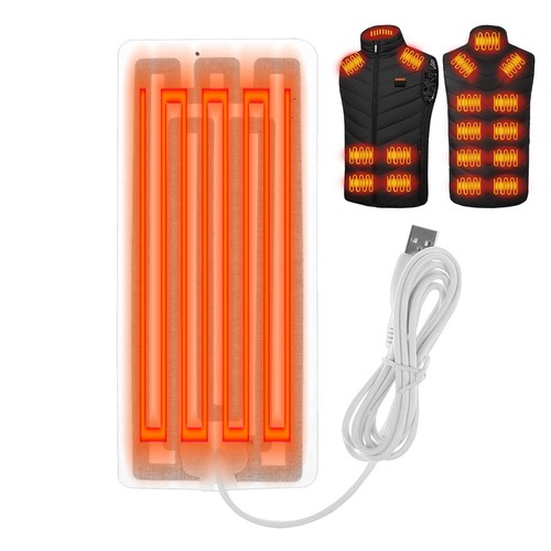 5V Electric Cloth Heaters Fast Heating Electric USB Pad for Warm Clothes - Picture 2 of 12
