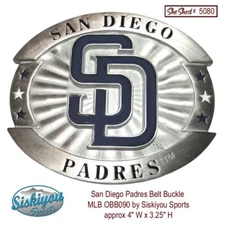 San Diego Padres Team Belt Buckle MLB OBB090 by Siskiyou Sports