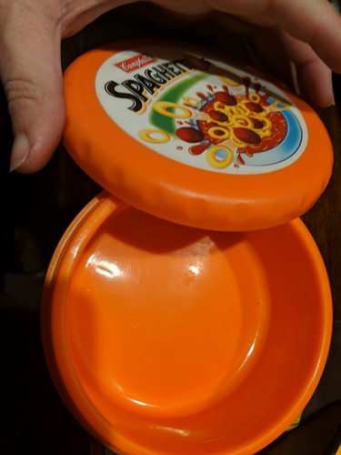 Spaghetti O's Insulated Bowl Container with Lid Orange - Picture 5 of 6