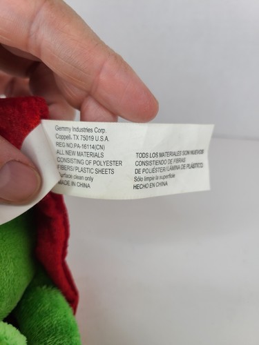 Muppets KERMIT THE FROG ANIMATED MUSICAL PLUSH SLED Christmas GEMMY Missing Hat - Picture 9 of 11