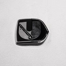 1Pc 3rd gen 03-09 Front Grille Head Emblem Black Chrome Badge NamePlate