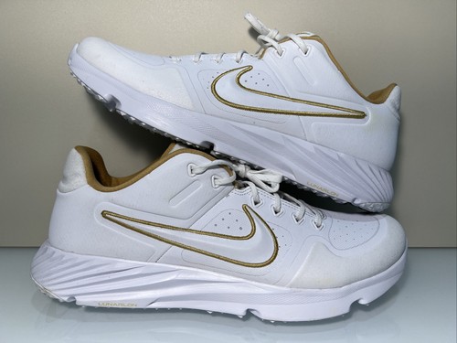 Nike Womens Alpha Huarache Elite 2 Size 11 Mens 9.5 Softball Shoes CJ9988-100 - Picture 2 of 7