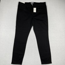 Judy Blue Jeans Womens 3XL Black High Waist Skinny Casual Stretch Mature Career