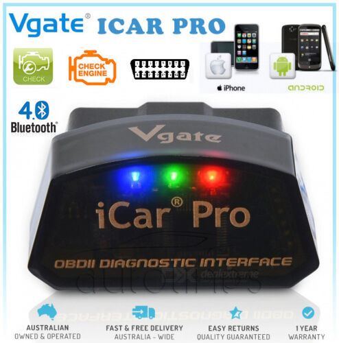 VGATE ICAR PRO Bluetooth 4 Fault Code Reader Reset Diagnostic Scan Tool iPhone - Picture 1 of 6