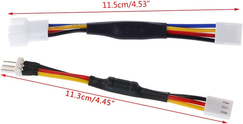 Deceleration Line, 27Ω PC Case Fan RPM Speed Reduction Silent Connector Resisto - Picture 2 of 12