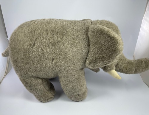 World Wildlife Fund 1985 Stuffed Plush Elephant Large 23" vintage - Picture 7 of 10