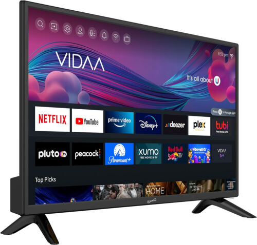 Supersonic 24" LED Smart HDTV w DVD Player, AC/DC Compatible with Car Cord, 1080 - Picture 3 of 8