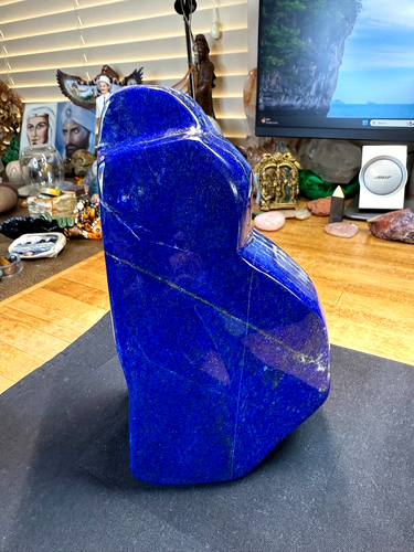 Lapis Lazuli Premium Afghanistan Crystal Mineral Gemstone Geode Specimen 000 - Picture 11 of 17