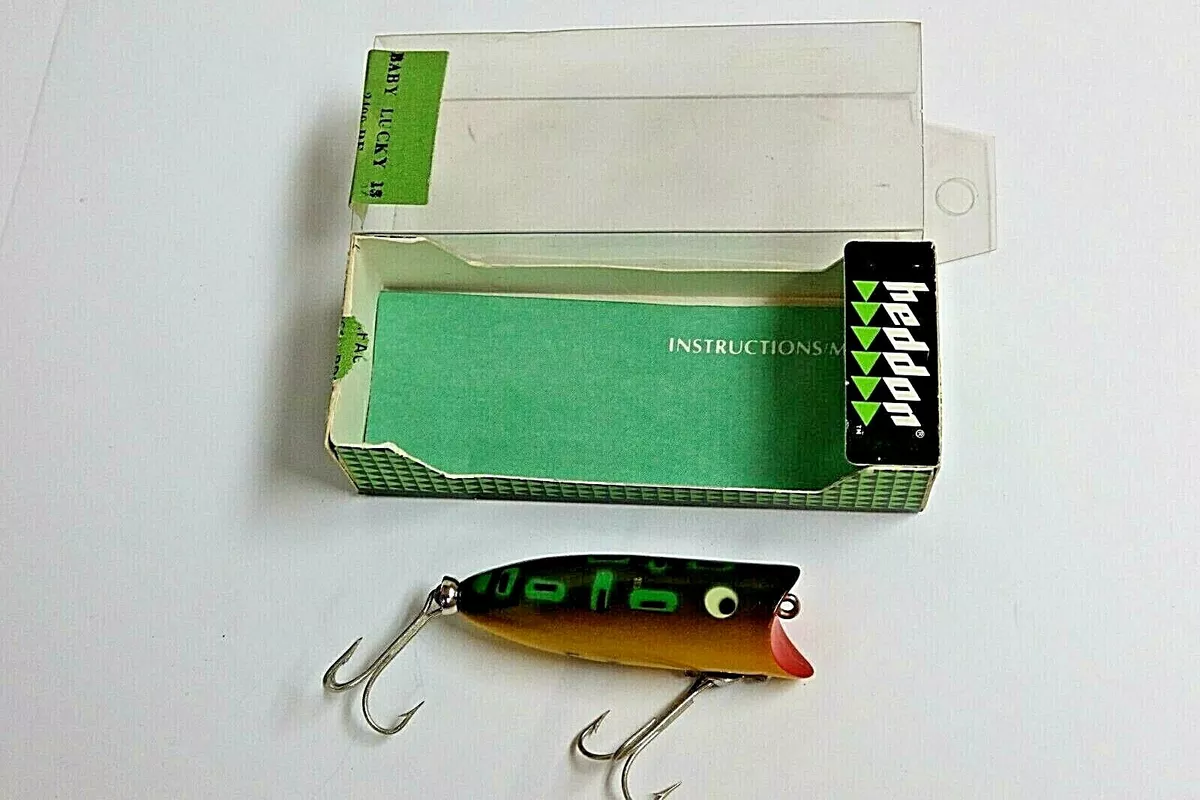 RARE Heddon Baby Lucky 13 2400 BF 3/8 oz Fishing Lure