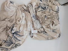 Beige Floral Sofa Slipcover 1 Seater Stretch Couch Cover Cushion Covers