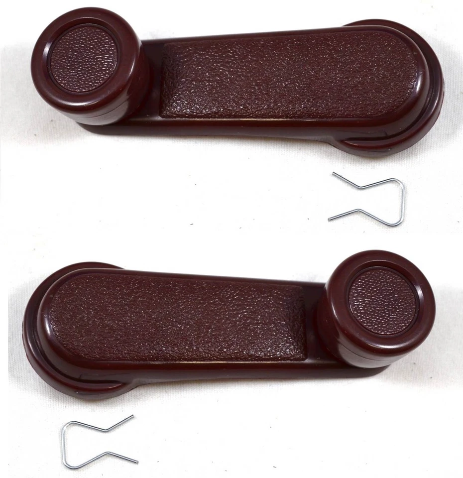 fits 1986 to 1997 Nissan Pickup Window Crank Handle Left and Right Red Burgandy - Изображение 4 из 4