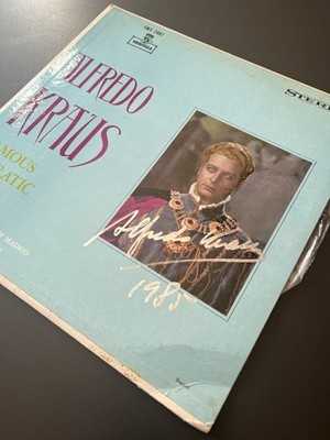 Signiertes Vinyl Alfredo Kraus - Tenor Arias - signiert 1985 - Oper - Montilla
