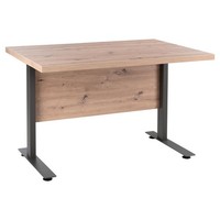 BüRotisch Schreibtisch Computertisch Anthrazit Artisan Eiche Dekor 120 X 80 Cm