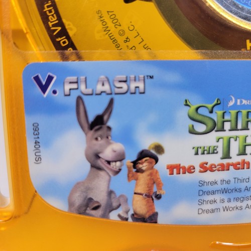 VTech Shrek The Third The Search For Arthur V Flash CD Game 2007 Orange Case - Picture 3 of 7