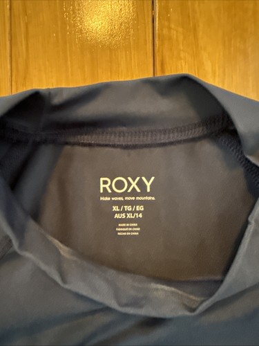ROXY Whole Hearted Rash Guard Top Short Sleeves Women’s Size XL Multi NWT - Picture 12 of 22