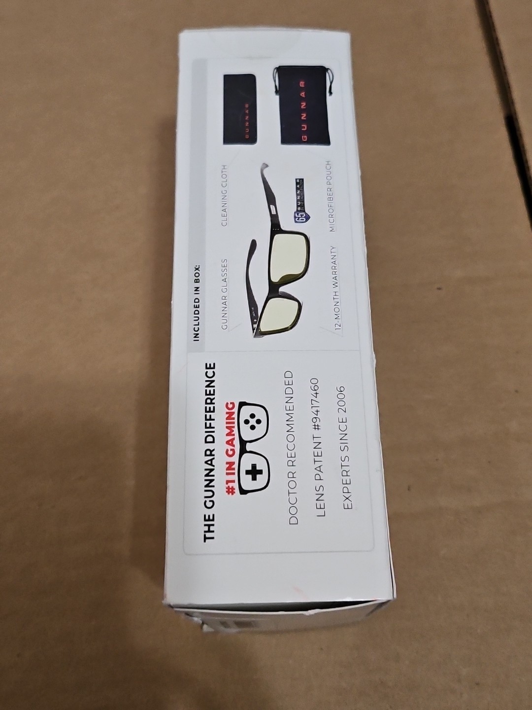 GUNNAR - Vertex Computer Glasses with Blue Light Reduction , Amber Lenses - Onyx