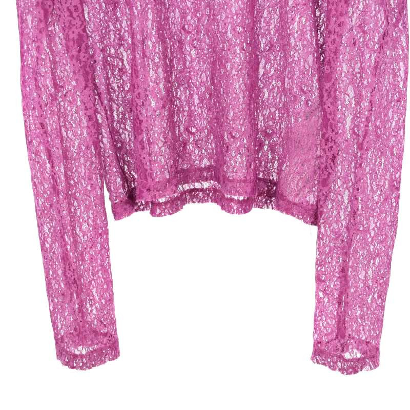 John Lawrence Sullivan Mesh Lace T-Shirt Cut And Sew Long John Lawrence Sullivan Mesh Lace T-Shirt Cut And Sew Long