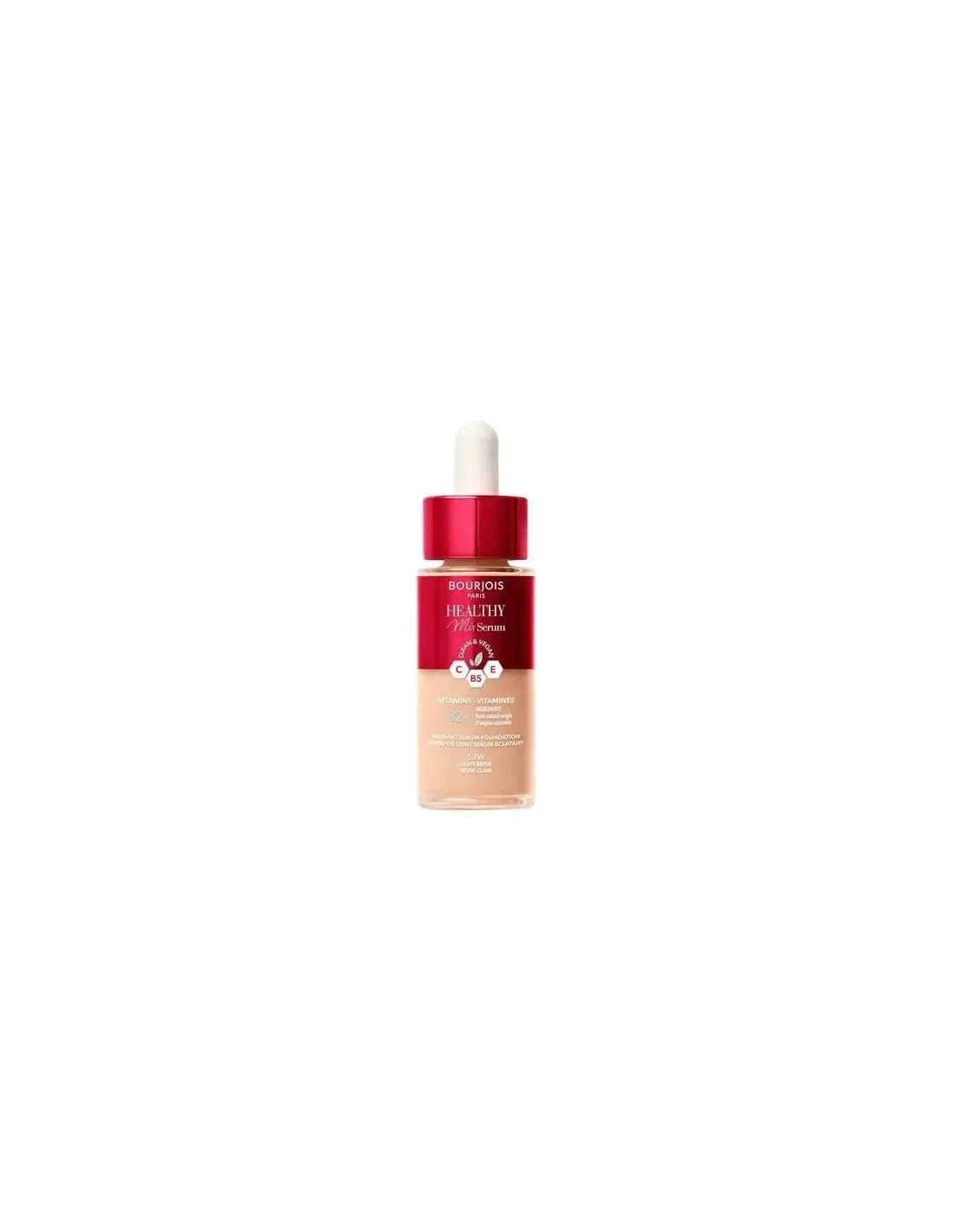 Bourjois Healthy Mix Serum Foundation Base De Maquillaje 53w - Light Beige 30ml