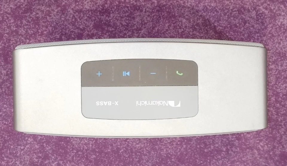 Altavoz inalámbrico Bluetooth Nakamichi plateado BTSP80 EXCELENTE Foto 4 de 4