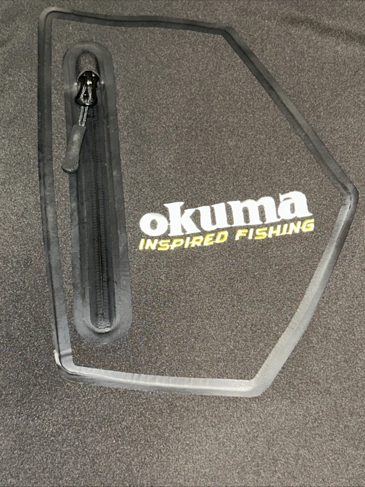 Chaqueta de pesca inspirada en Okuma XXL negra para hombre Foto 4 de 4