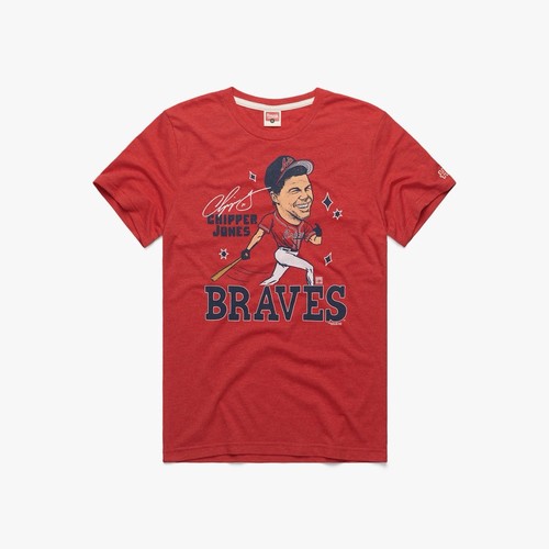 NEW Homage Vintage Retro Style Chipper Jones Tee Atlanta Braves MLB T-Shirt XL - Picture 3 of 3