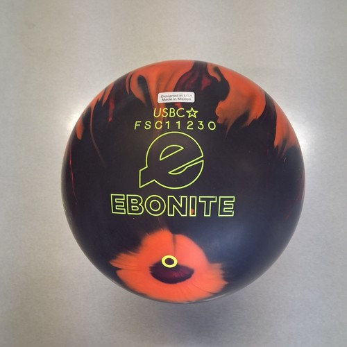Ebonite Crusher Hybrid 1ST QUALITY BOWLING ball 14 lb. NEW IN BOX #123 - Picture 3 of 4