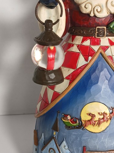 Statuina Babbo Natale Jim Shore Heartwood Creek "E a tutti una buona notte" - Foto 4 di 16