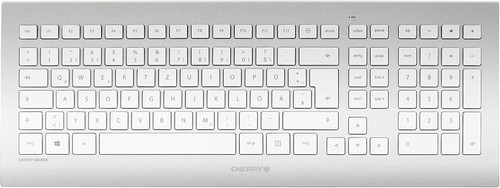 CHERRY DW 8000 Kabellose Tastatur und Maus, DE QWERTZ, USB, Silber - Bild 5 von 10