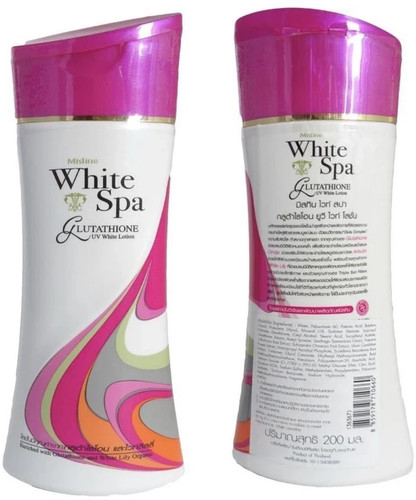 Mistine White Spa Glutathione UV Whitening Moisturizing Body Lotion 200ml 1x - Picture 3 of 5