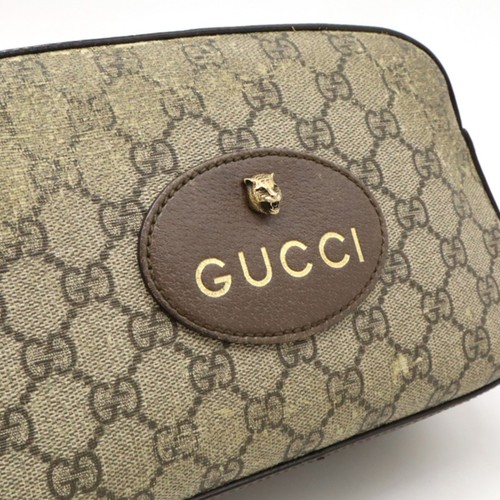 GUCCI GG Small GG Supreme Neo Vintage Messenger Bag Shoulder Bag 2WAY Clutch P - Picture 8 of 8