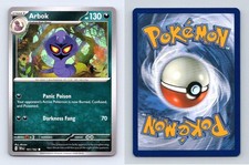 Arbok #101/162 Scarlet & Violet Temporal Forces 2024 Pokemon Common TCG Card