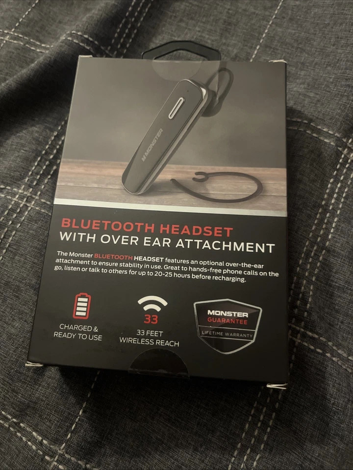 Auriculares Bluetooth Monster con gancho sobre la oreja Foto 3 de 3