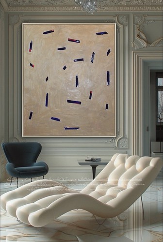 Richter Original Abstract Oil Painting On Canvas 120x100x4cm IN The Middle Of IT - Picture 5 of 24
